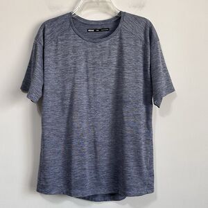 REI Coop Mens Blue Heather Crew Neck T-Shirt L Short‎ Sleeve Active Gym Casual